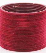 Maroon bangles-and-bracelets