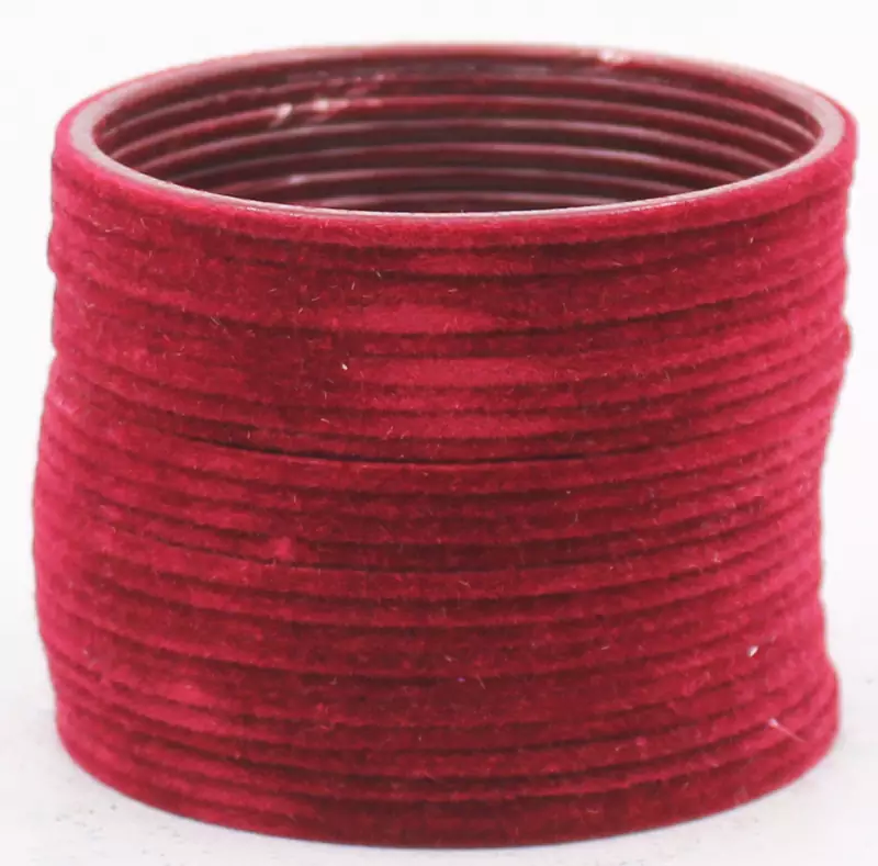Maroon bangles-and-bracelets