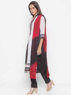 Black embroidered cotton salwar 2