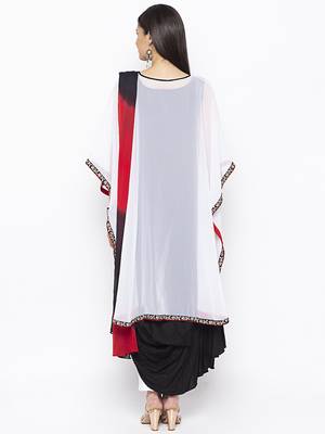 Black embroidered cotton salwar 3
