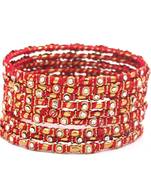 Red bangles-and-bracelets