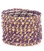 Purple bangles-and-bracelets