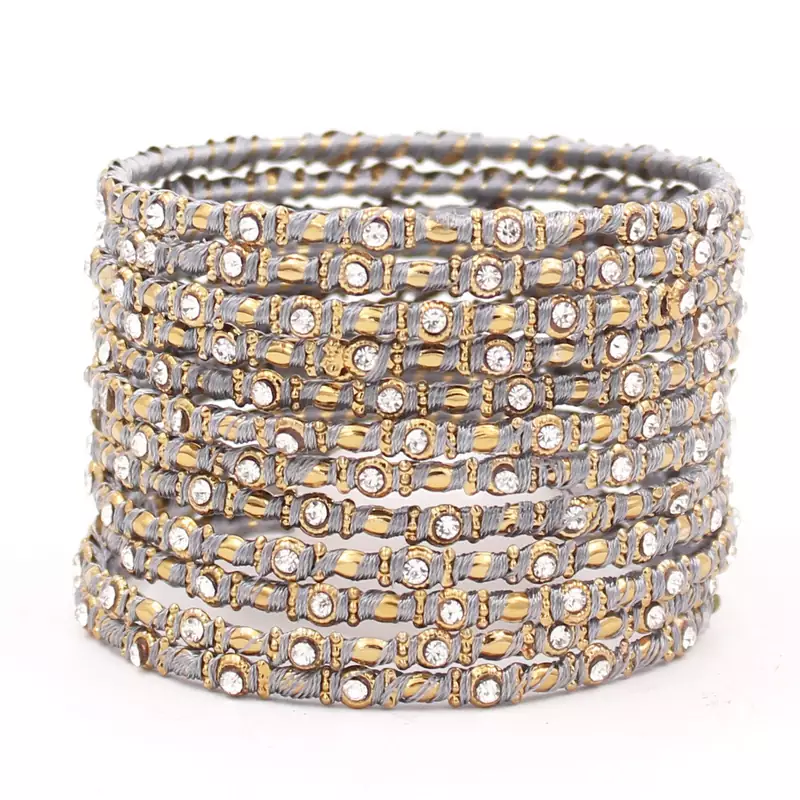 Grey bangles-and-bracelets