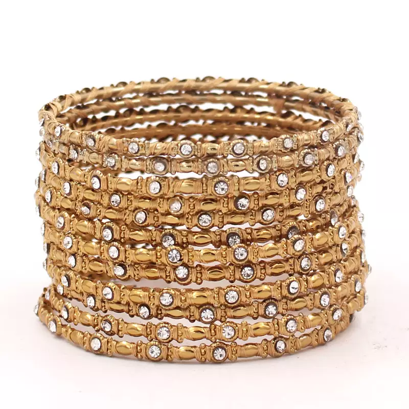 Gold bangles-and-bracelets