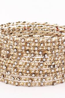 Beige bangles-and-bracelets