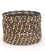 Black bangles-and-bracelets