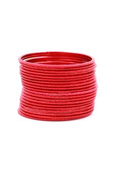 Red bangles-and-bracelets