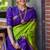 Designer Soft Lichi Silk Saree With Blouse Piece For women