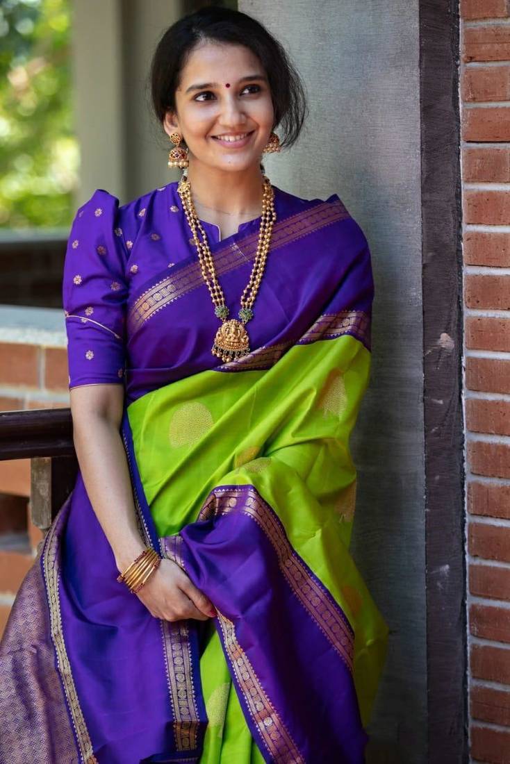 Designer Soft Lichi Silk Saree With Blouse Piece For women