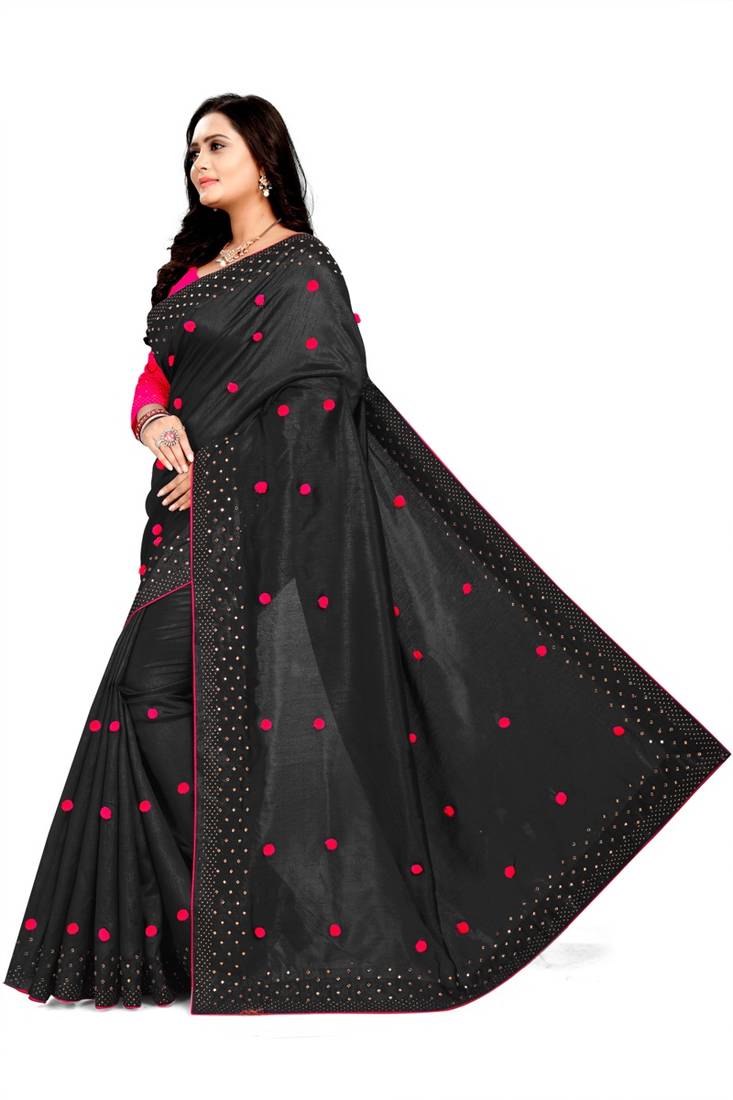 New Designer Paper Silk Fabric saree