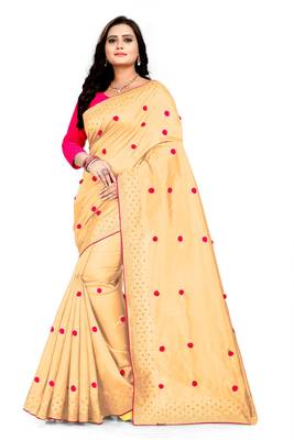 New Designer Paper Silk Fabric saree 1