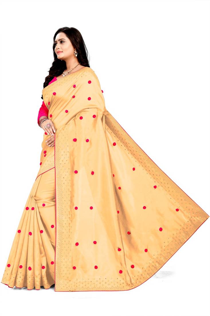New Designer Paper Silk Fabric saree