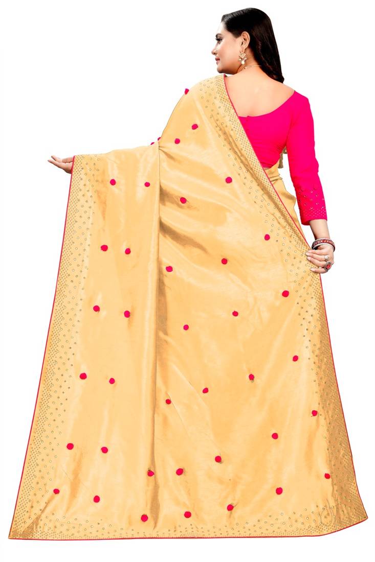 New Designer Paper Silk Fabric saree