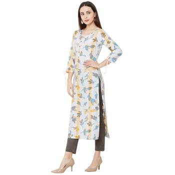 Os by Fourbuttons Women's Cotton Multi Kurta 2