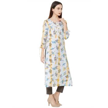 Os by Fourbuttons Women's Cotton Multi Kurta 3