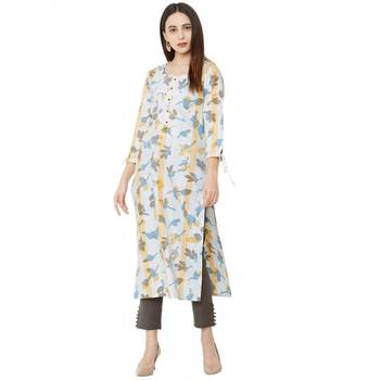 Os by Fourbuttons Women's Cotton Multi Kurta 5