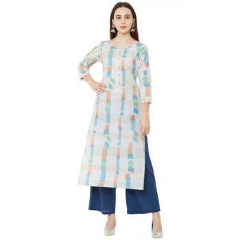 Os by Fourbuttons Women's Cotton Multi Kurta 1