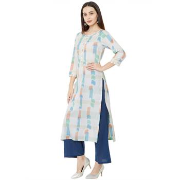 Os by Fourbuttons Women's Cotton Multi Kurta 2