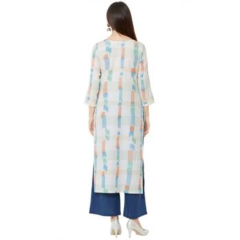 Os by Fourbuttons Women's Cotton Multi Kurta 4