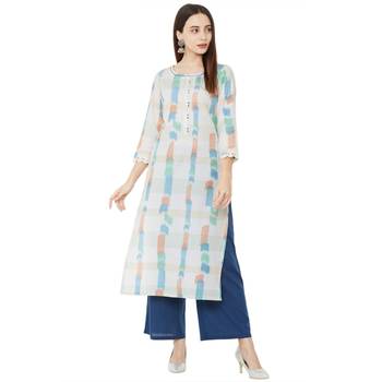 Os by Fourbuttons Women's Cotton Multi Kurta 5