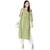 Os by Fourbuttons Women's Cotton Green Kurta