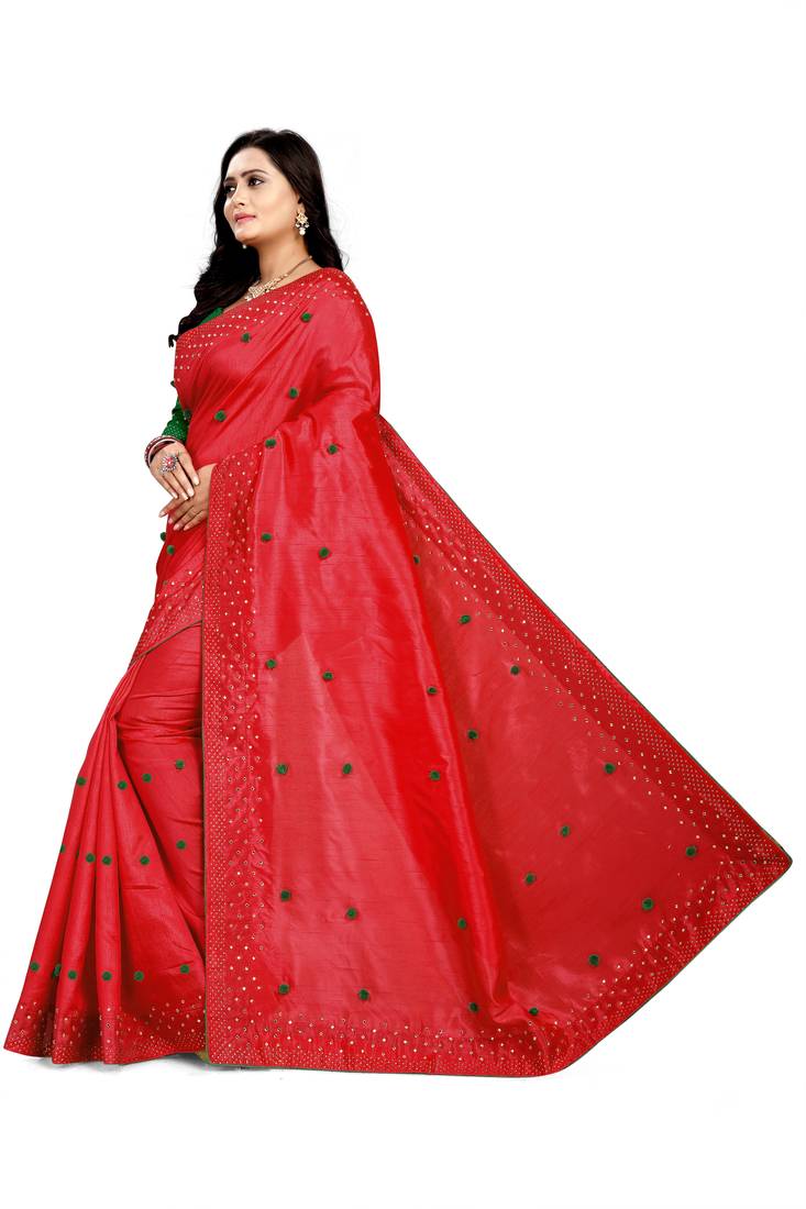 New Designer Paper Silk Fabric saree