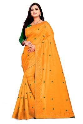 New Designer Paper Silk Fabric saree 1