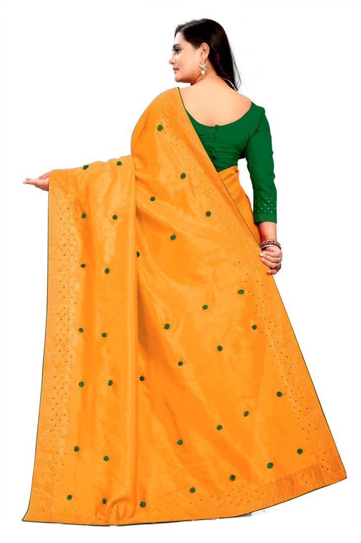 New Designer Paper Silk Fabric saree