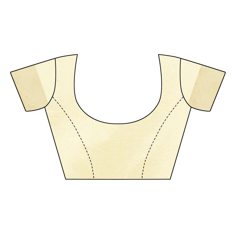 Heavy Zari Block Print with Broad Zari weaving Border Patta SAREE