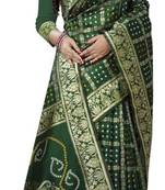 Heavy Art silk with Jeqard  zari Waving Bandhni design and amazing colour Extremely beautiful sarees