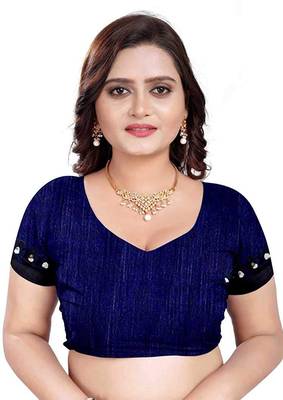 Floral Print pallu with Ton to ton Lycra malai fabric saree 3