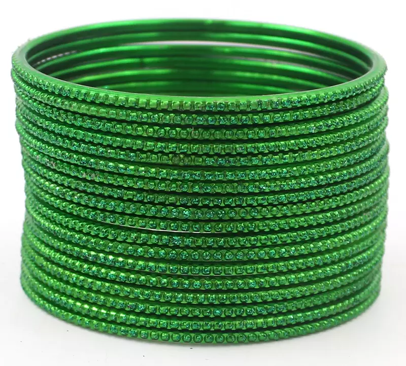 Green bangles-and-bracelets