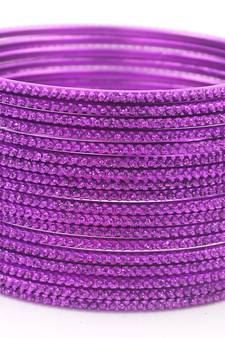 Purple bangles-and-bracelets
