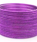 Purple bangles-and-bracelets