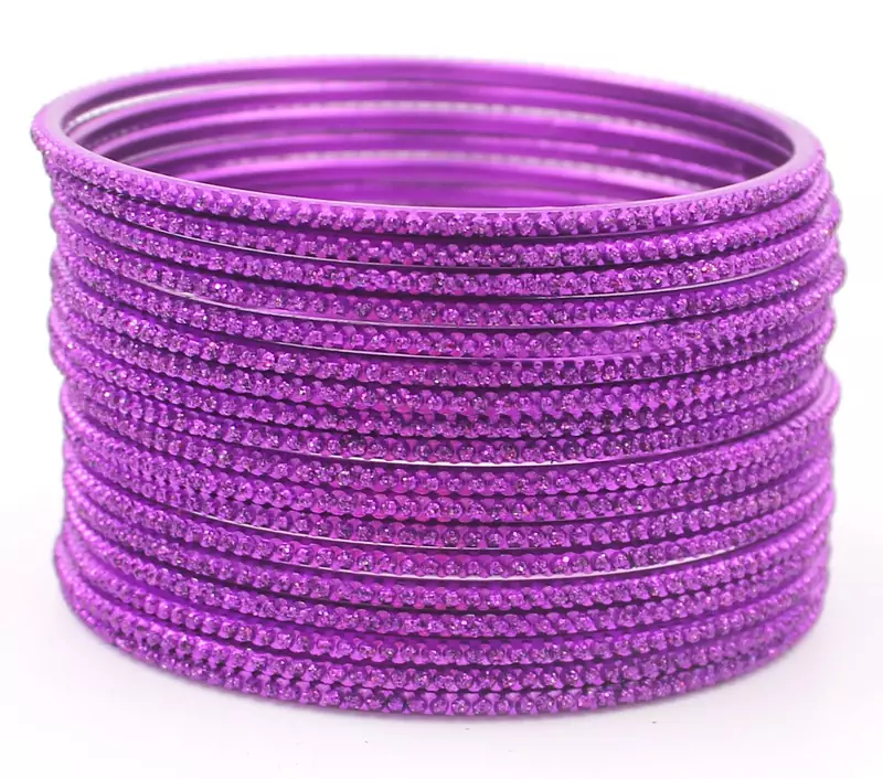 Purple bangles-and-bracelets