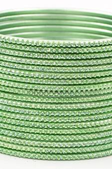 Green bangles-and-bracelets