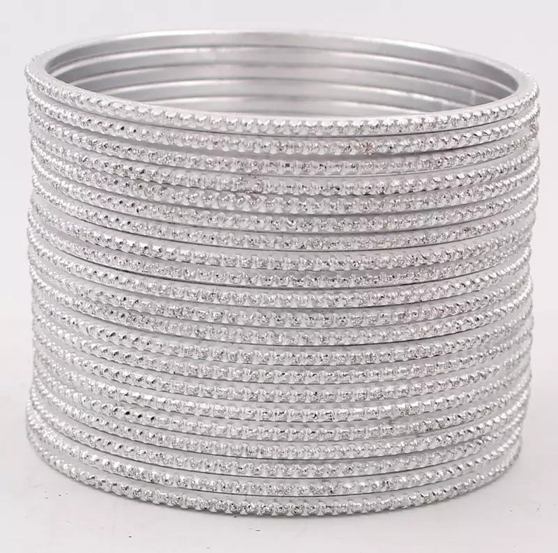 Silver bangles-and-bracelets