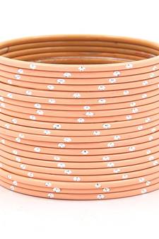 Orange bangles-and-bracelets