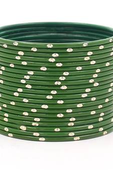 Green bangles-and-bracelets