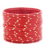 Red bangles-and-bracelets