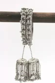 Silver Ghungroos Bangles