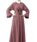 MRC Women's Embroidered Abaya With Hijab