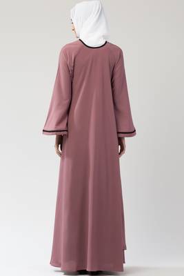 MRC Women's Embroidered Abaya With Hijab 2