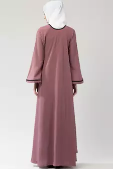 MRC Women's Embroidered Abaya With Hijab