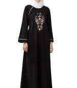 MRC Women Embroidered Abaya With Hijab