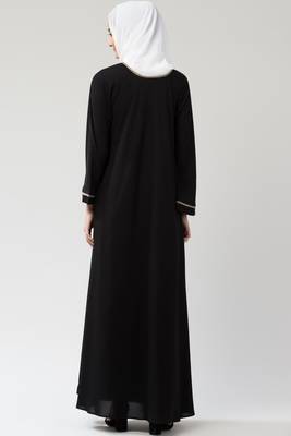 MRC Women Embroidered Abaya With Hijab 2