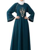 MRC Women Embroidered Abaya With Hijab