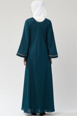 MRC Women Embroidered Abaya With Hijab 2