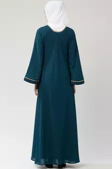 MRC Women Embroidered Abaya With Hijab