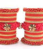 Red bangles-and-bracelets